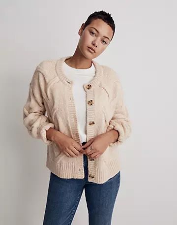 Cable Ashmont Cardigan Sweater | Madewell