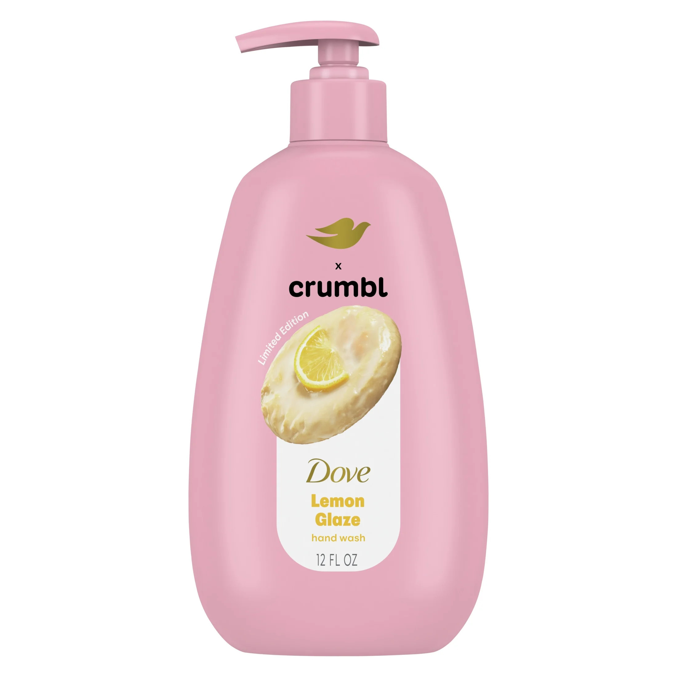 Dove Crumbl Moisturizing Liquid Hand Wash Lemon Glaze, 12 oz - Walmart.com | Walmart (US)