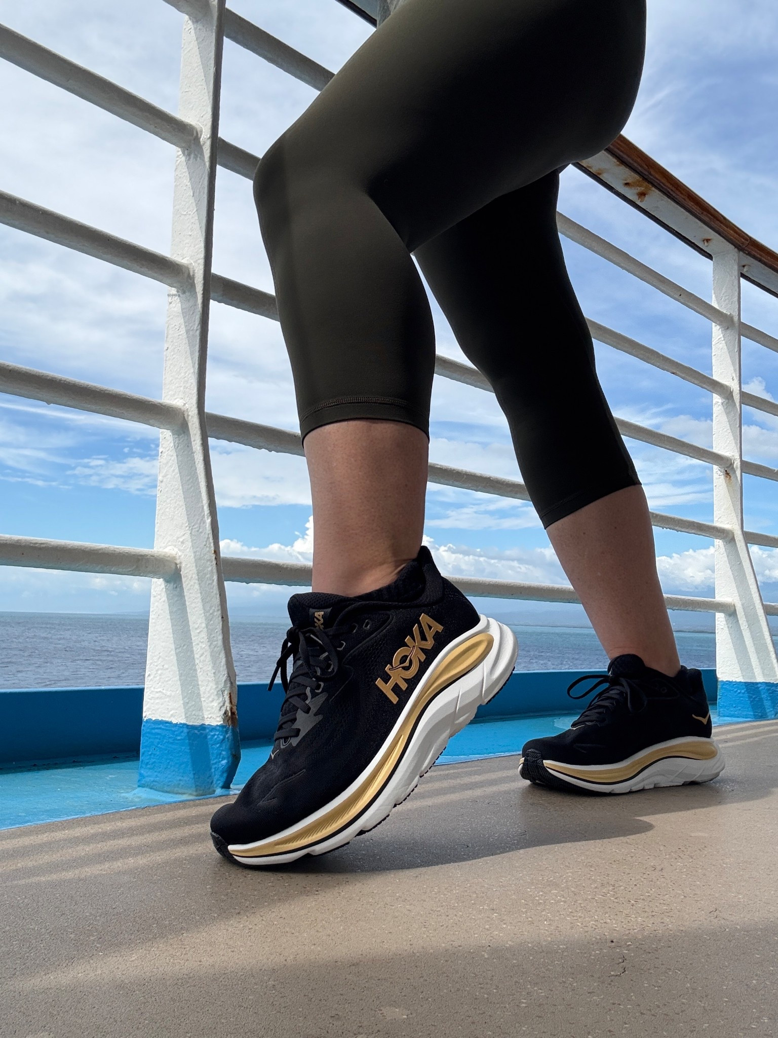 On a cruise and using the jogging track. My new HOKAS were exactly the right sneaker to pack!! 

#LTKMidsize #LTKselfcare #LTKOver40