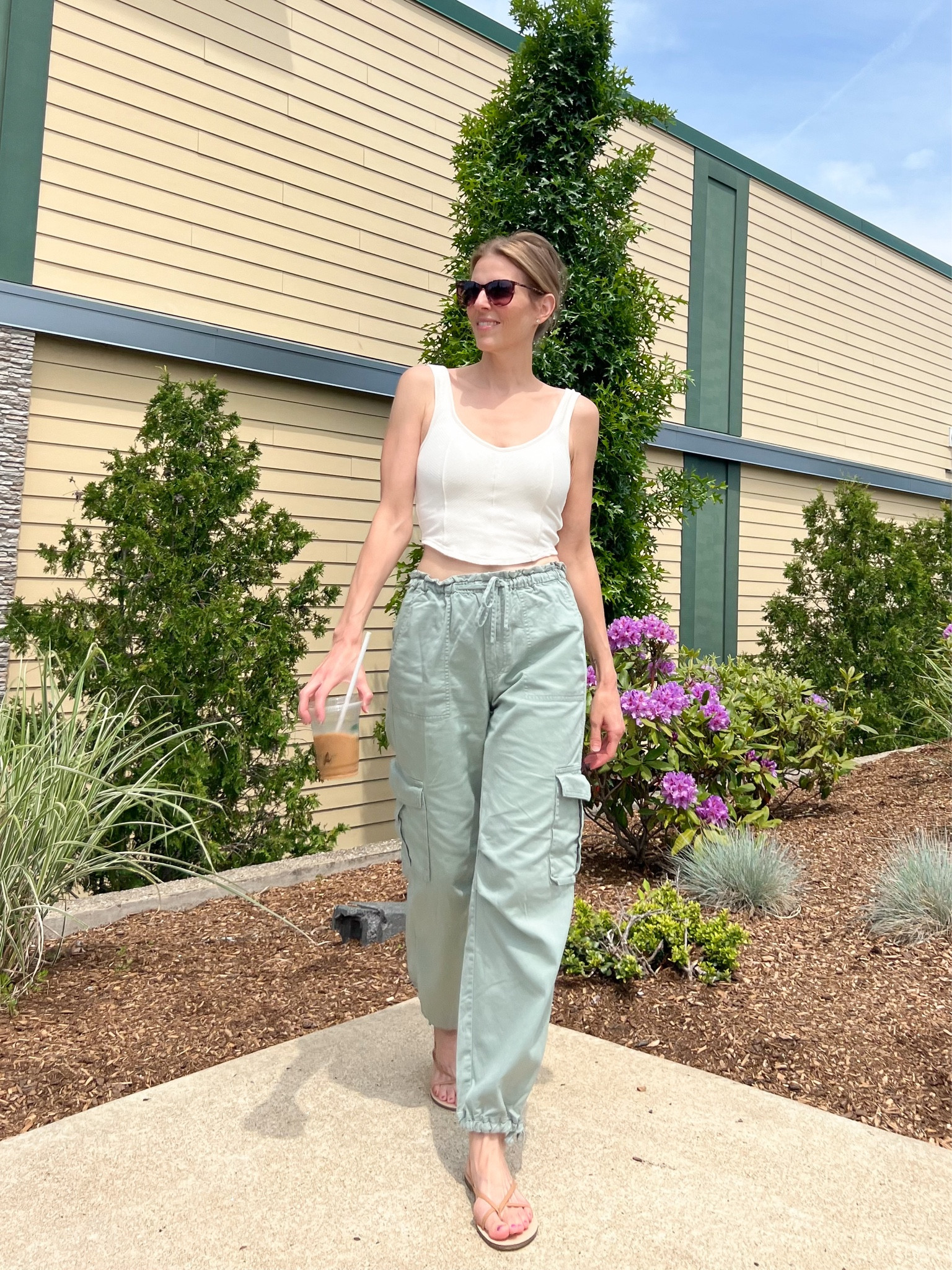 Rocking a corset tank, baggy cargo pants, and sandals. 🌟

Size small top
Size small pants 

#LTKFindsUnder100 #LTKStyleTip #LTKFindsUnder50