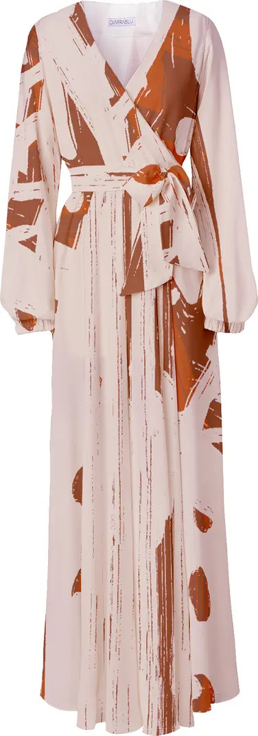 DIARRABLU Marieme Long Sleeve Wrap Dress | Nordstrom | Nordstrom