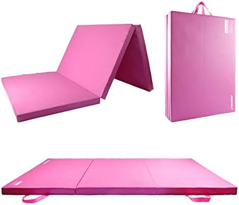 RitFit Upgraded Folding Exercise Mat, 2 Inch Thick Gymnastics Mat 3’x6’,4’x8’,4x10’ wit... | Amazon (US)