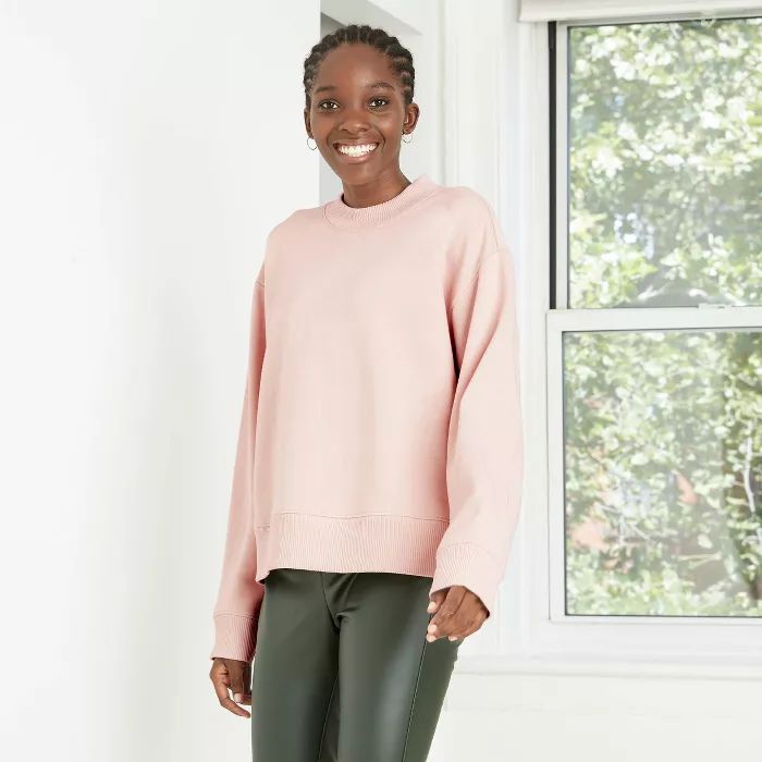 Women's All Day Fleece Sweatshirt - A New Day™ | Target