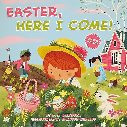 Easter, Here I Come!     Paperback – Sticker Book, January 12, 2021 | Amazon (US)