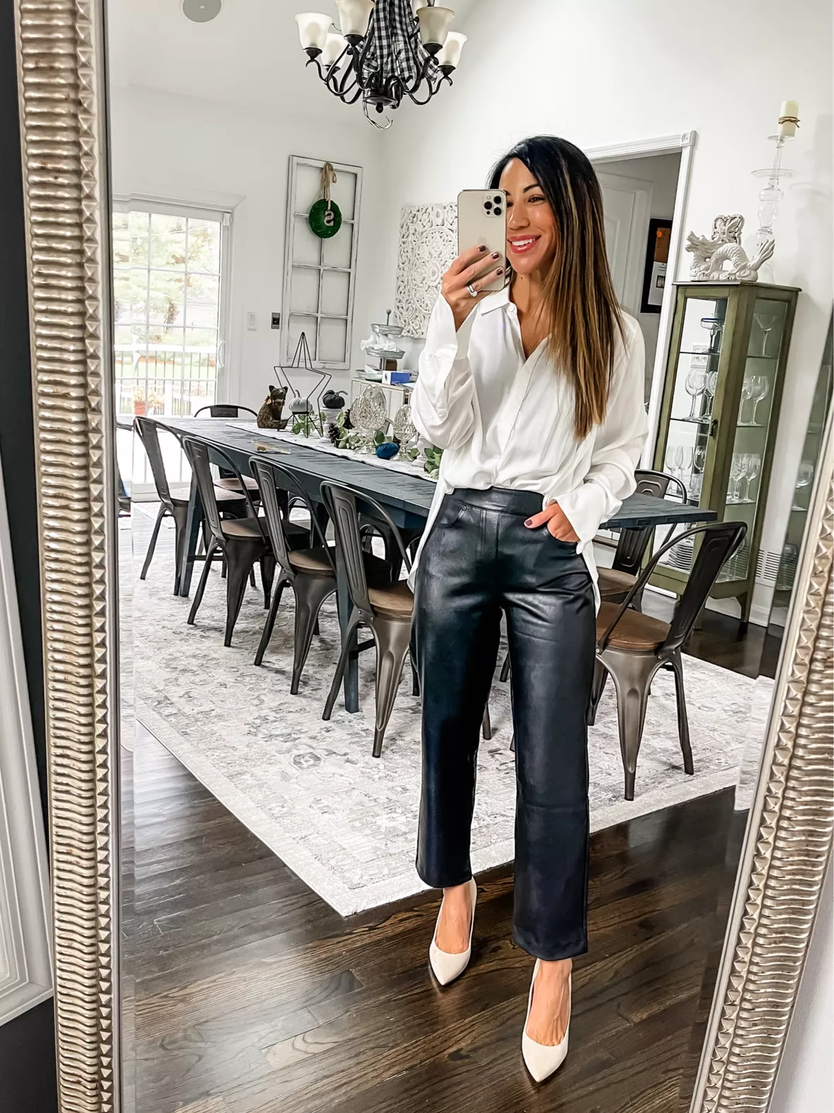 How do you combine the colored leather pants? - Little Soho