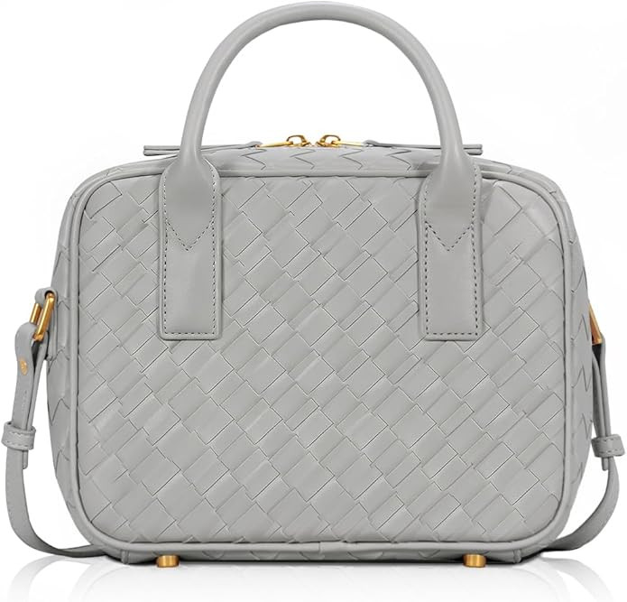 GASSDA Woven Bag for Women Top Handle Satchel Handbag Crossbody Bag PU Leather Shoulder Bag Woven... | Amazon (US)