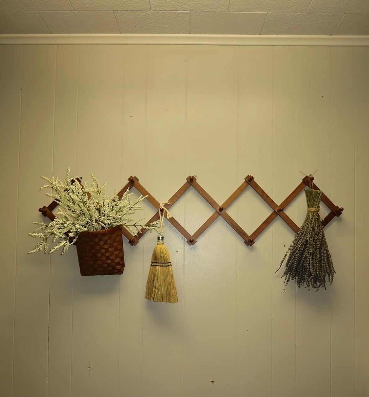 Laundry room wall art using some vintage looking finds! This dried lavender also smells SO good & fresh!

#LTKHome