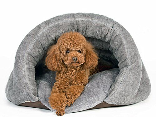 PLS Pet Cuddle Pouch Pet Bed (Medium), Bag, Covered Hooded Pet Bed, Cosy, For Burrower Cats and Pupp | Amazon (US)