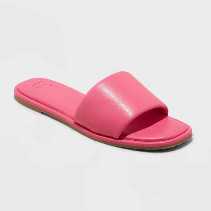 Women's Lulu Slide Sandals - A New Day™ | Target
