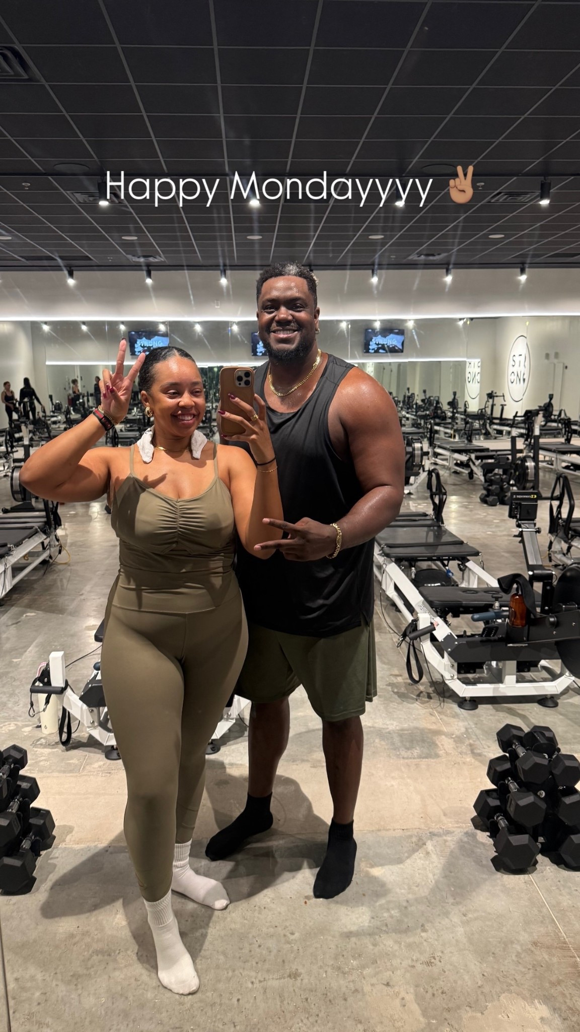 The couple that planks together… complains about soreness together 😆🖤 Pilates complete + Fits linked! 

#LTKMens #LTKActive #LTKMidsize