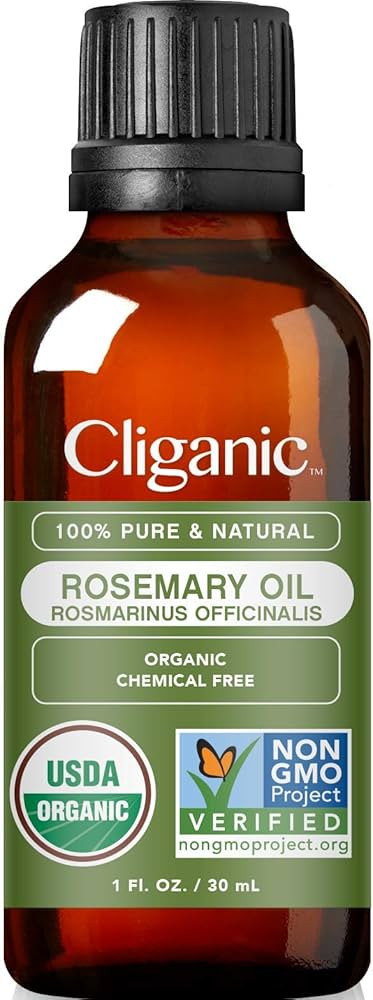 Cliganic Organic Rosemary Essential Oil, 1oz - 100% Pure Natural Undiluted, for Aromatherapy | No... | Amazon (US)