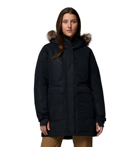 Columbia Womens Little Si II Insulated Parka, Black, Large | Amazon (US)