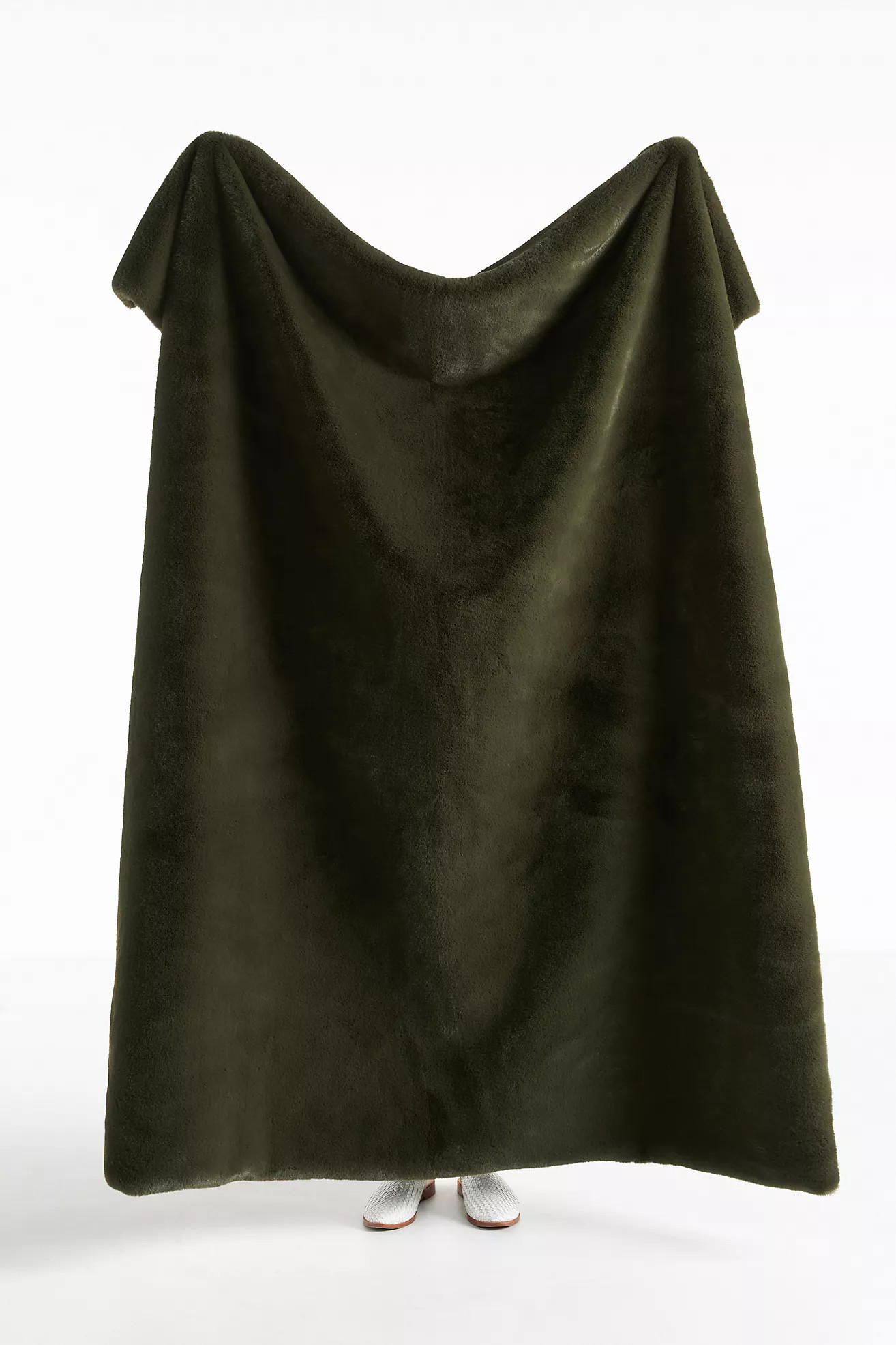 Sophie Faux Fur Throw Blanket | Anthropologie (US)