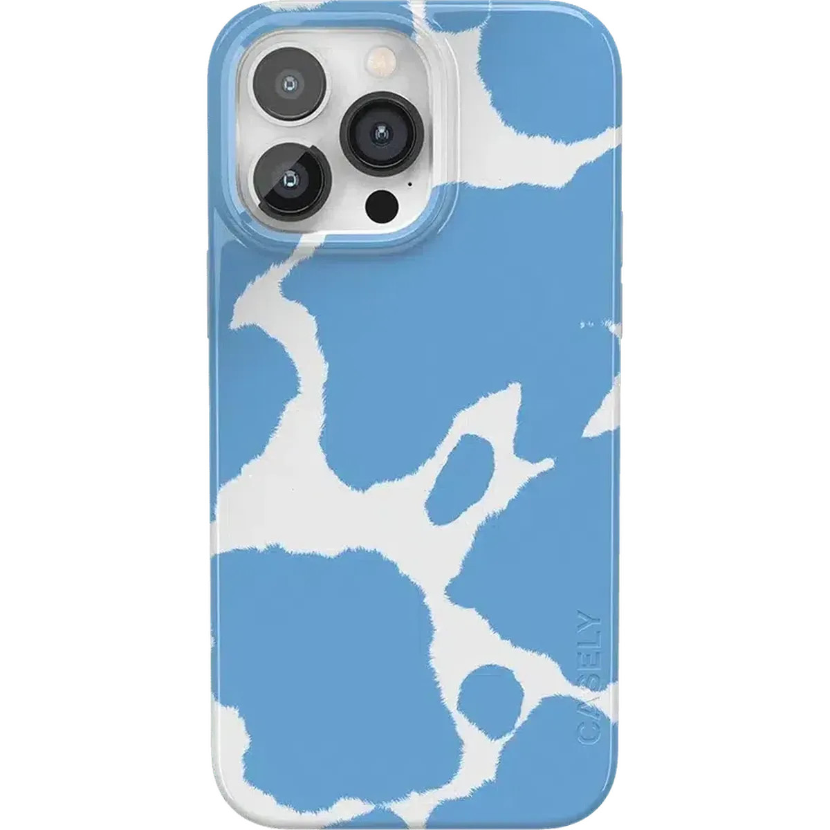 Current MOOd   Light Blue Cow Print Case | CASELY