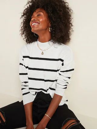 Cozy Mock-Neck Sweater for Women | Old Navy (US)