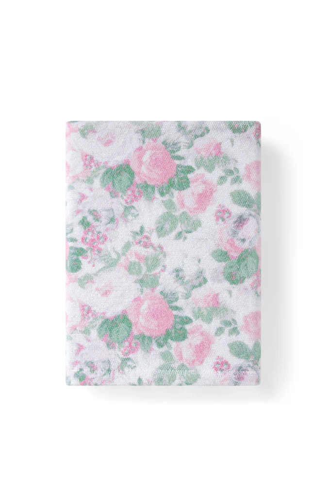 Palm Beach Rose Bath Towel | LOVESHACKFANCY