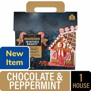 Private Selection® Winter's Basket Chocolate and Peppermint Chocolate Cookie House Kit | Kroger