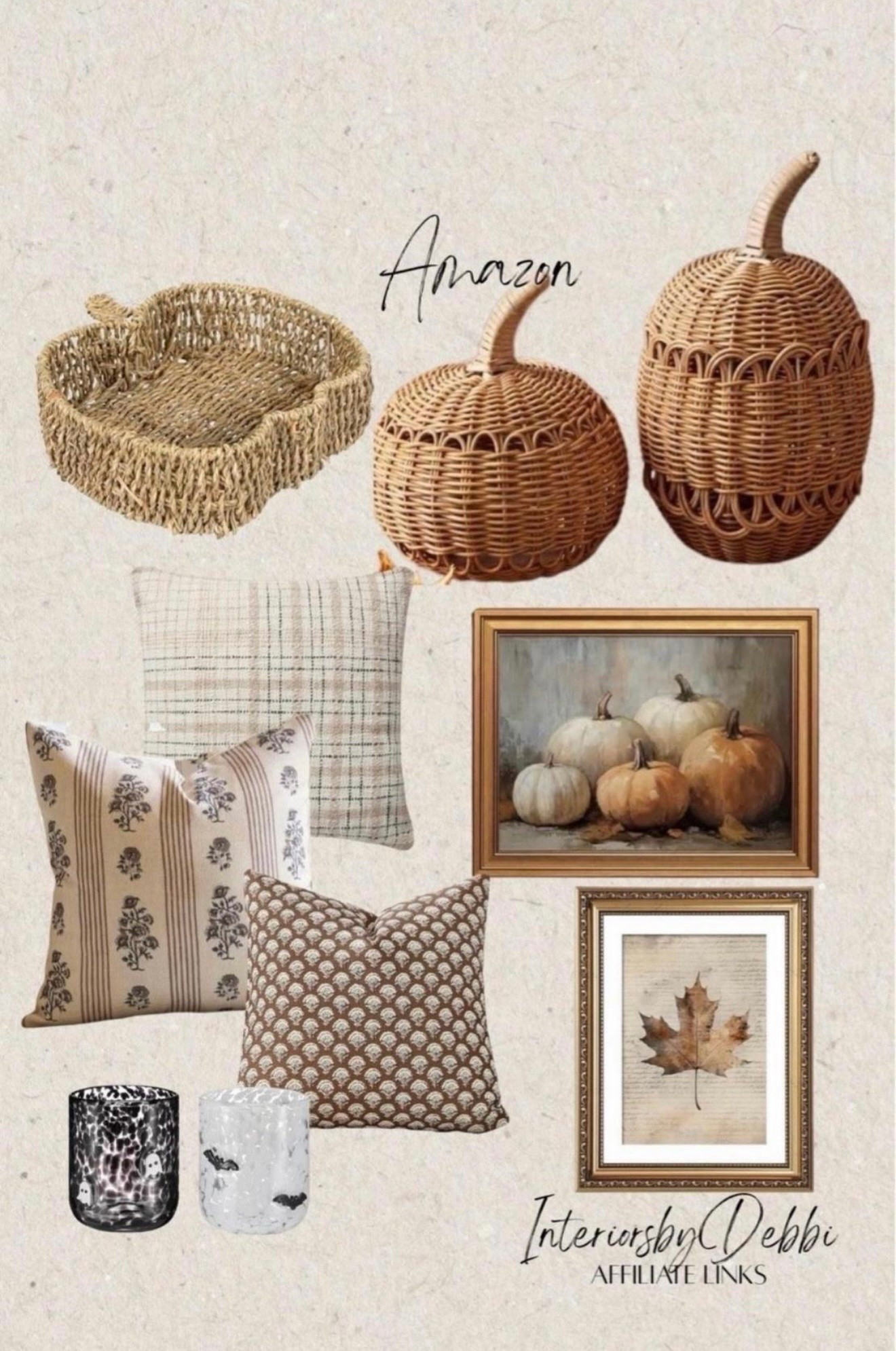 Amazon Finds
Wicker pumpkins, fall pillow covers, fall art, transitional home, modern decor, amazon find, amazon home, target home decor, mcgee and co, studio mcgee, amazon must have, pottery. barn, Walmart finds, affordable decor, home styling, budget friendly, accessories, neutral decor, home finds, buy new arrival, coming soon, sale alert, high end look for less, Amazon favorites, Target finds, cozy, modern, earthy, transitional, luxe, romantic, home decor, budget friendly decor #amazonhome

#LTKSeasonal #LTKHome