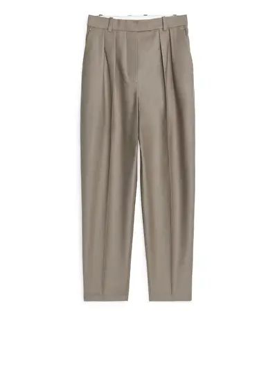 Wool Flannel Trousers | ARKET (US&UK)