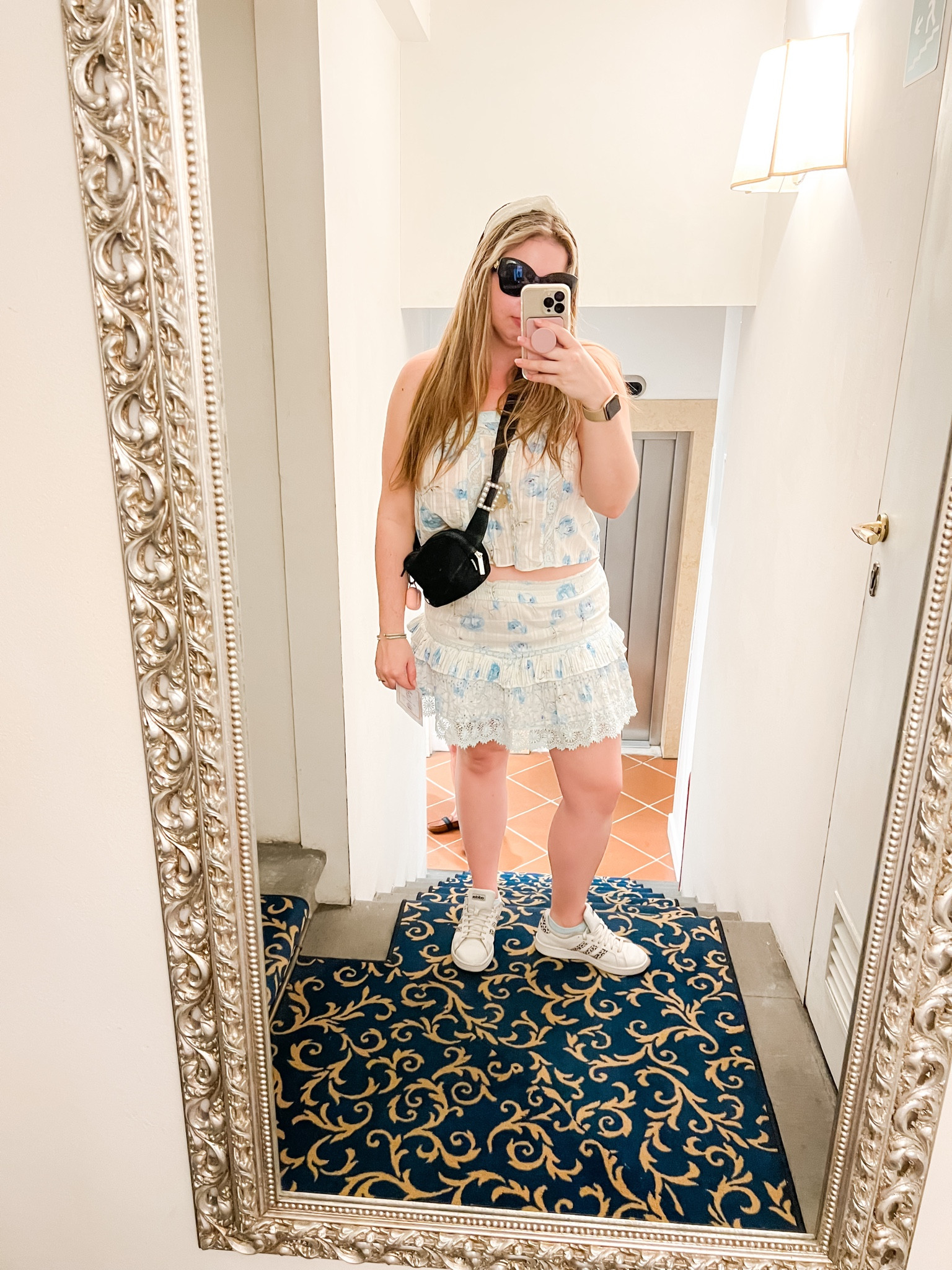 Floral matching set outfit to explore the city 

Love this set it’s so beautiful and breathable linked some similar options from the same brand 

Summer outfit, floral outfit, matching set, blue and white outfit, breathable outfit, love shack fancy, white sneaker outfit, travel outfit 

#LTKSeasonal #LTKFind #LTKtravel