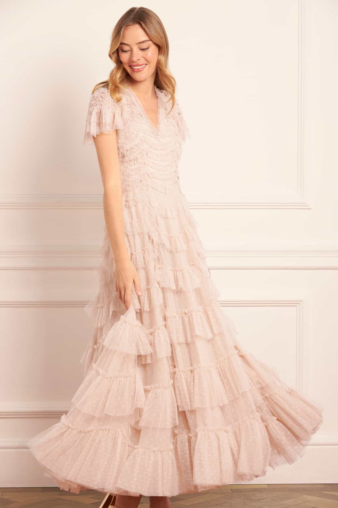 Aviana V-Neck Gown | Needle & Thread