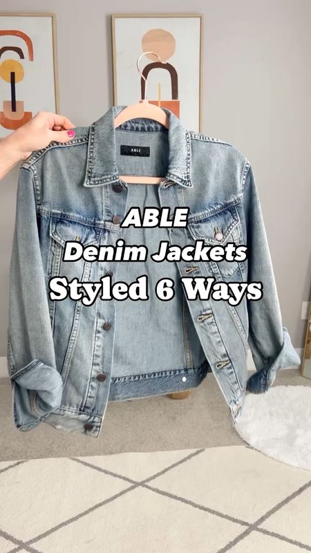 6 ways to style this perfect denim jacket from ABLE! Use the code: KHPDS30 to get 30% off! Sale ends 2/20/24  

#LTKSeasonal #LTKsalealert #LTKstyletip