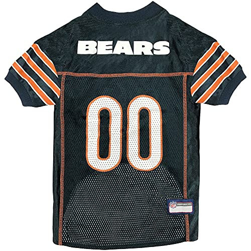 Pets First NFL Chicago Bears Dog Jersey, Size Small. Best Football Shirt Costume for Dogs & Cats. Licensed Pet Apparel | Amazon (US)