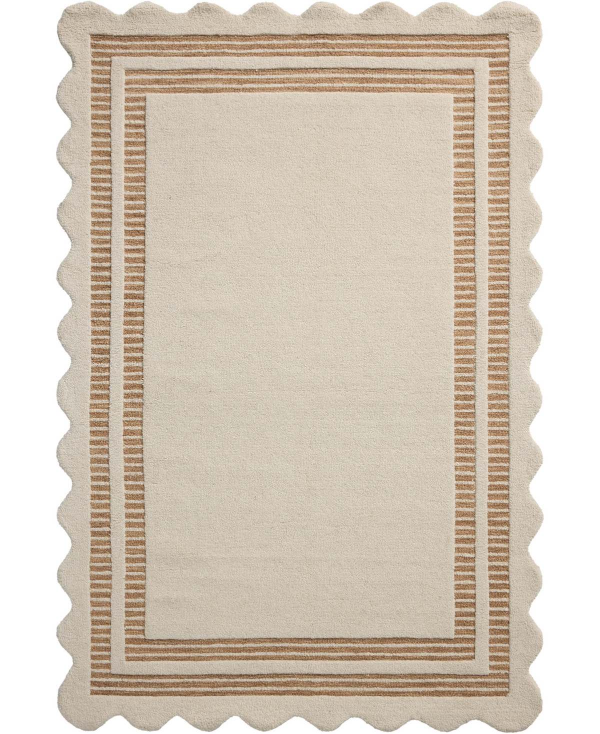 Chris Loves Julia Scottie Sco-01 5'x7'6'' Area Rug - Ivory, Rust | Macy's
