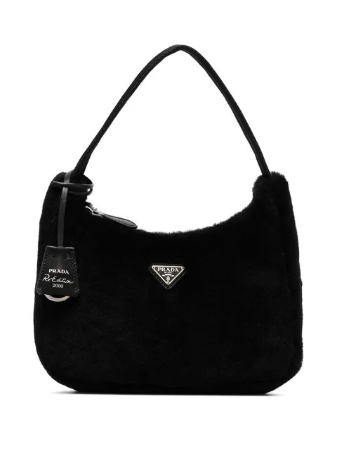 Re-Edition 2000 shearling mini bag | Farfetch (UK)