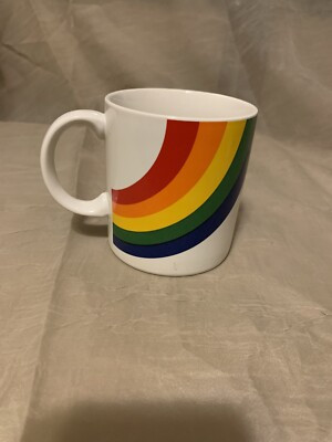 Vintage 1986 Ceramic Rainbow Coffee Mug by F.T.D.A  Made In Korea | eBay US