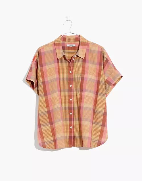 Daily Shirt in Neon Madras Plaid | Madewell