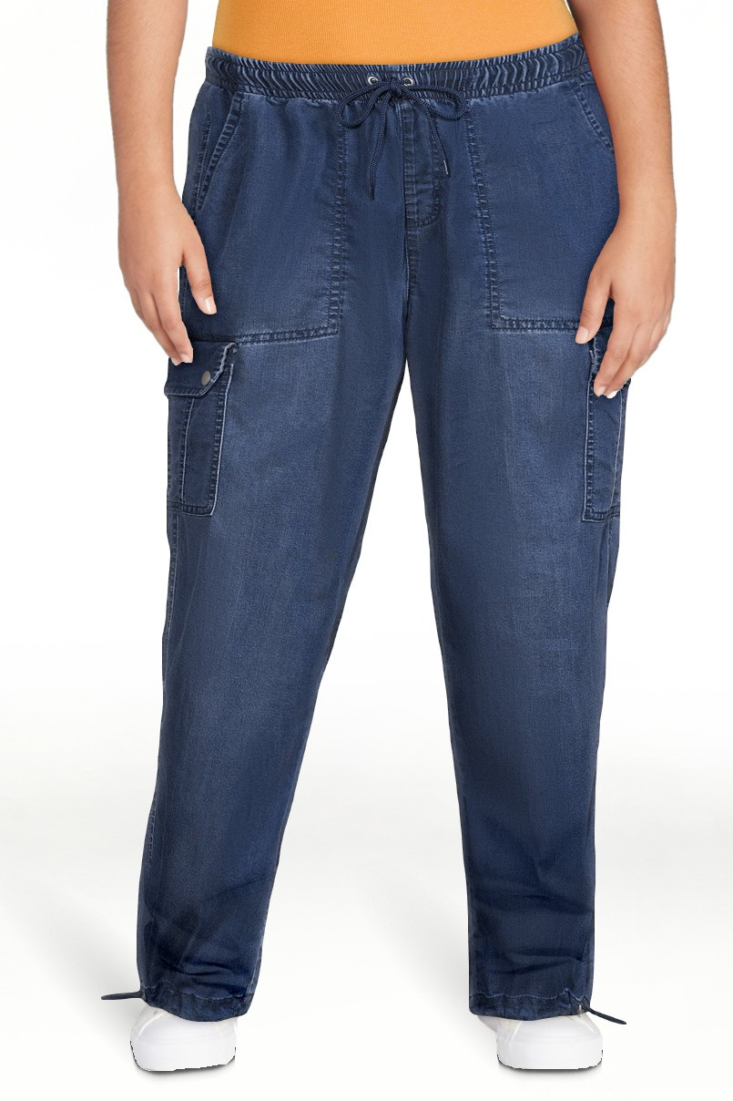 Time and Tru Women's Parachute Cargo Jogger Pants, 29" Inseam, Sizes XS-XXL - Walmart.com | Walmart (US)
