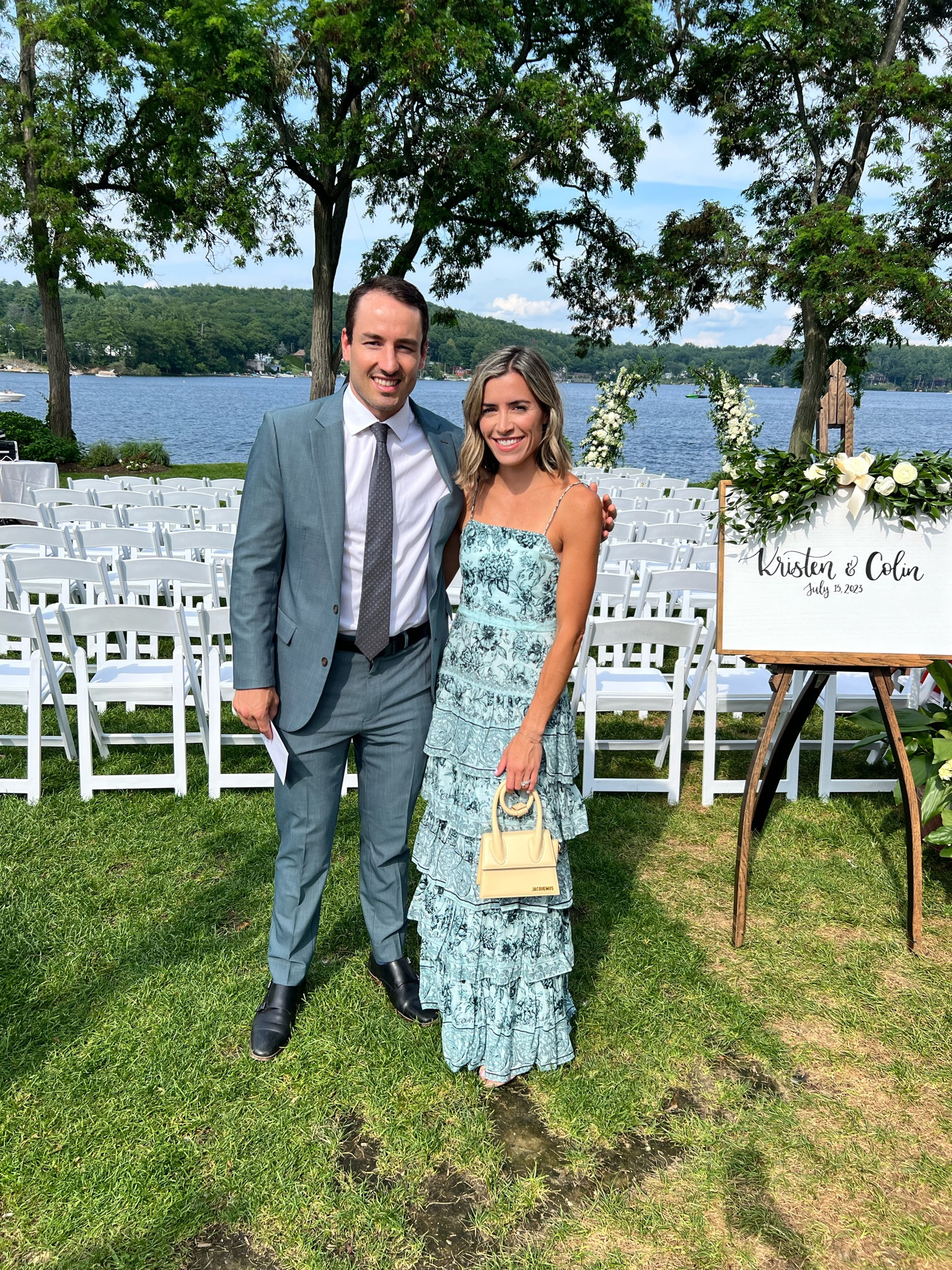 Wearing size 2 
Alice and Olivia dress, wedding guest dress 

#LTKwedding #LTKsalealert