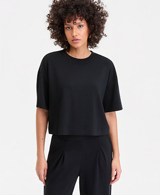 Women's Off-Duty Short Sleeve Crewneck T-Shirt | Macy's