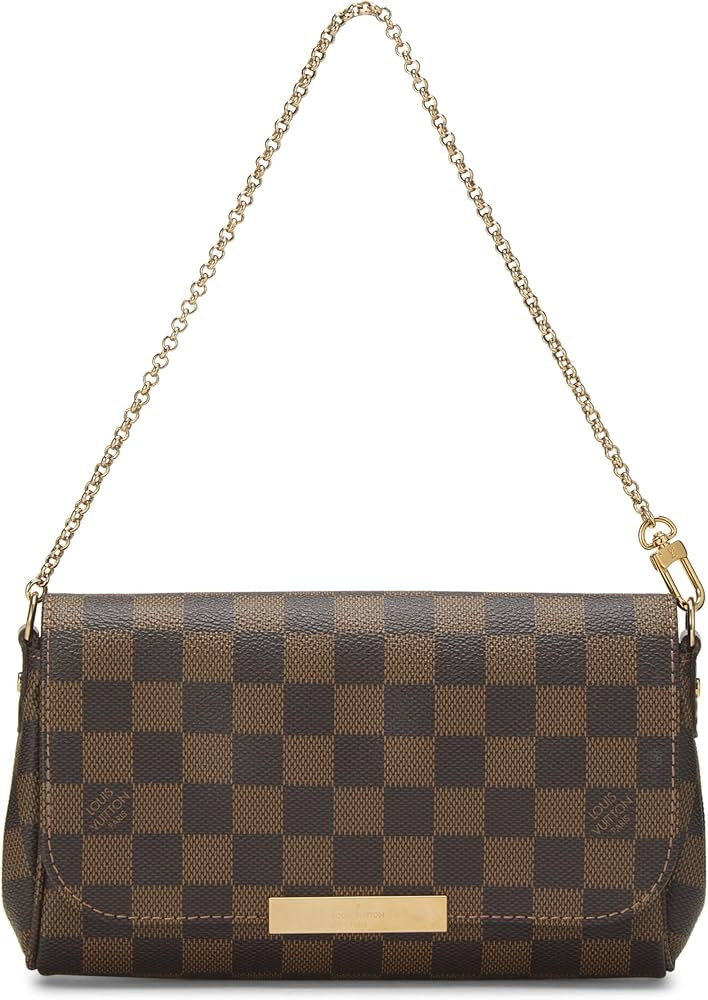 Amazon.com: Louis Vuitton, Pre-Loved Damier Ebene Favorite PM, Brown : Clothing, Shoes & Jewelry | Amazon (US)