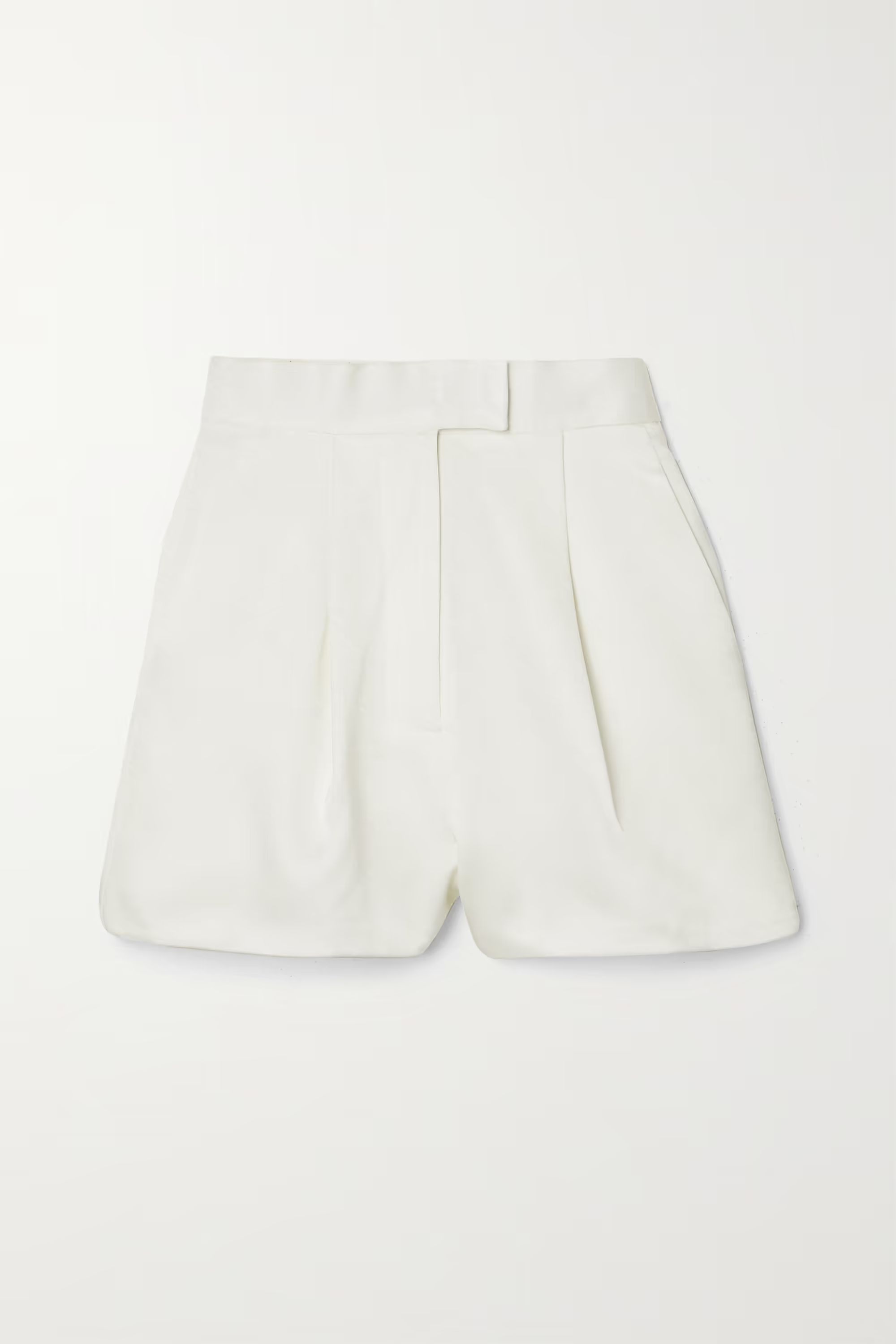 Penn pleated satin-crepe shorts | NET-A-PORTER (UK & EU)