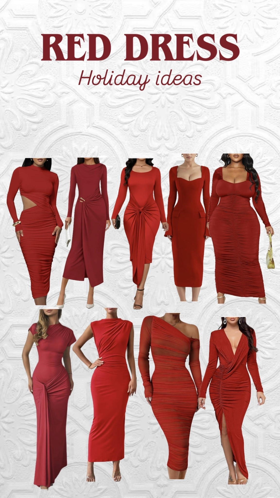 Red Holiday dress ideas 

#LTKPlusSize #LTKHoliday #LTKU