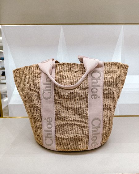Chloe woody tote bag, such a chic bag for spring/summer. Beach vacation // travel // lake // accessories 

#LTKitbag #LTKtravel #LTKstyletip