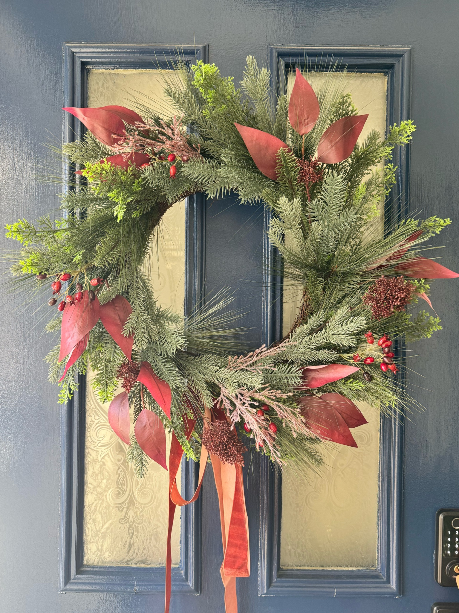 Target Christmas wreath for front door- Eucalyptus Ribbon Artificial Wreath - Threshold designed with Studio McGee | Christmas decor

#LTKHome #LTKHoliday #LTKSeasonal