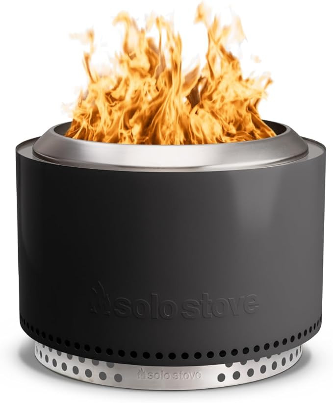 Solo Stove Yukon 2.0 + Stand, 27 Inch Smokeless Fire Pit – Portable Stainless Steel Outdoor Fir... | Amazon (US)