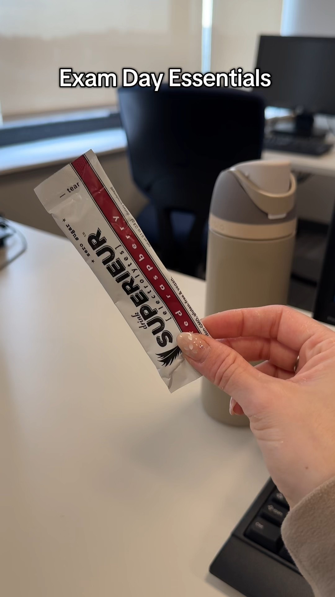 Exam day must haves 

superieurelectrolytes
owala bottle 
naturium lip balm
poppi 
claw clip
blue light glasses 

#LTKU #LTKWatchNow #LTKBeauty