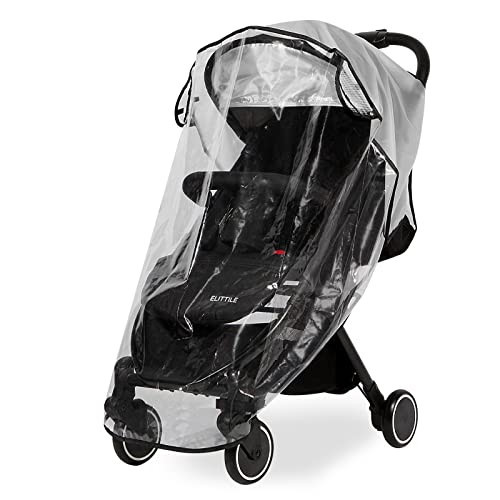 Clear Stroller Rain Cover, Universal Travel Weather Shield Breathable Baby Stroller Rain Cover for Windproof, Waterproof, Protect from Sun Dust Snow | Amazon (US)