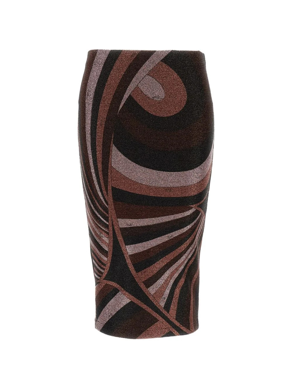 Pucci Abstract-Jacquard Print Skirt — Black | Italist Inc.