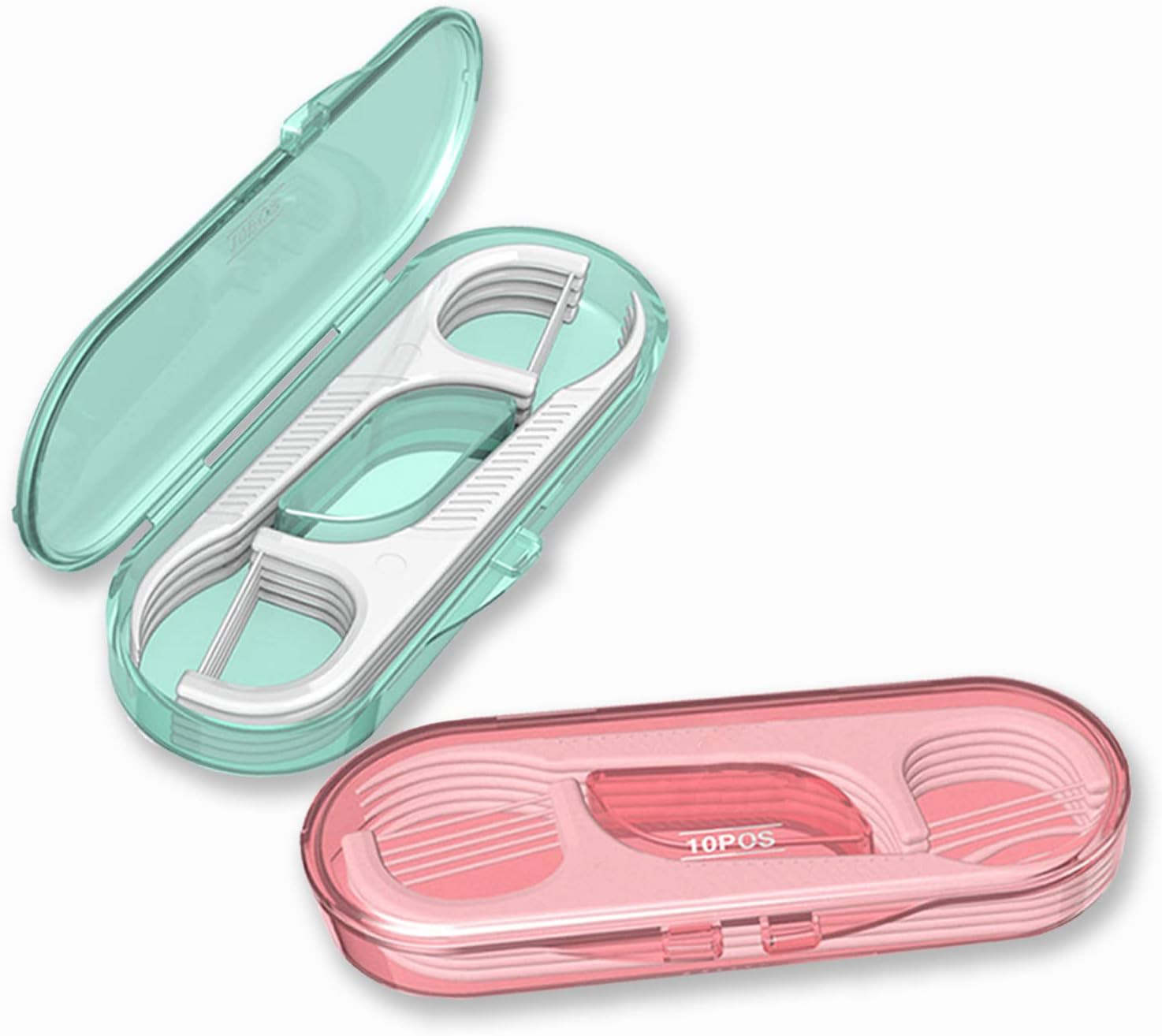 Setaria Viridis Flosser Dispenser Dental Floss Case Travel Floss Professional Toothpicks Sticks with Travel Case Superfine Floss Picks Dental Picks for Teeth Cleaning | Amazon (US)