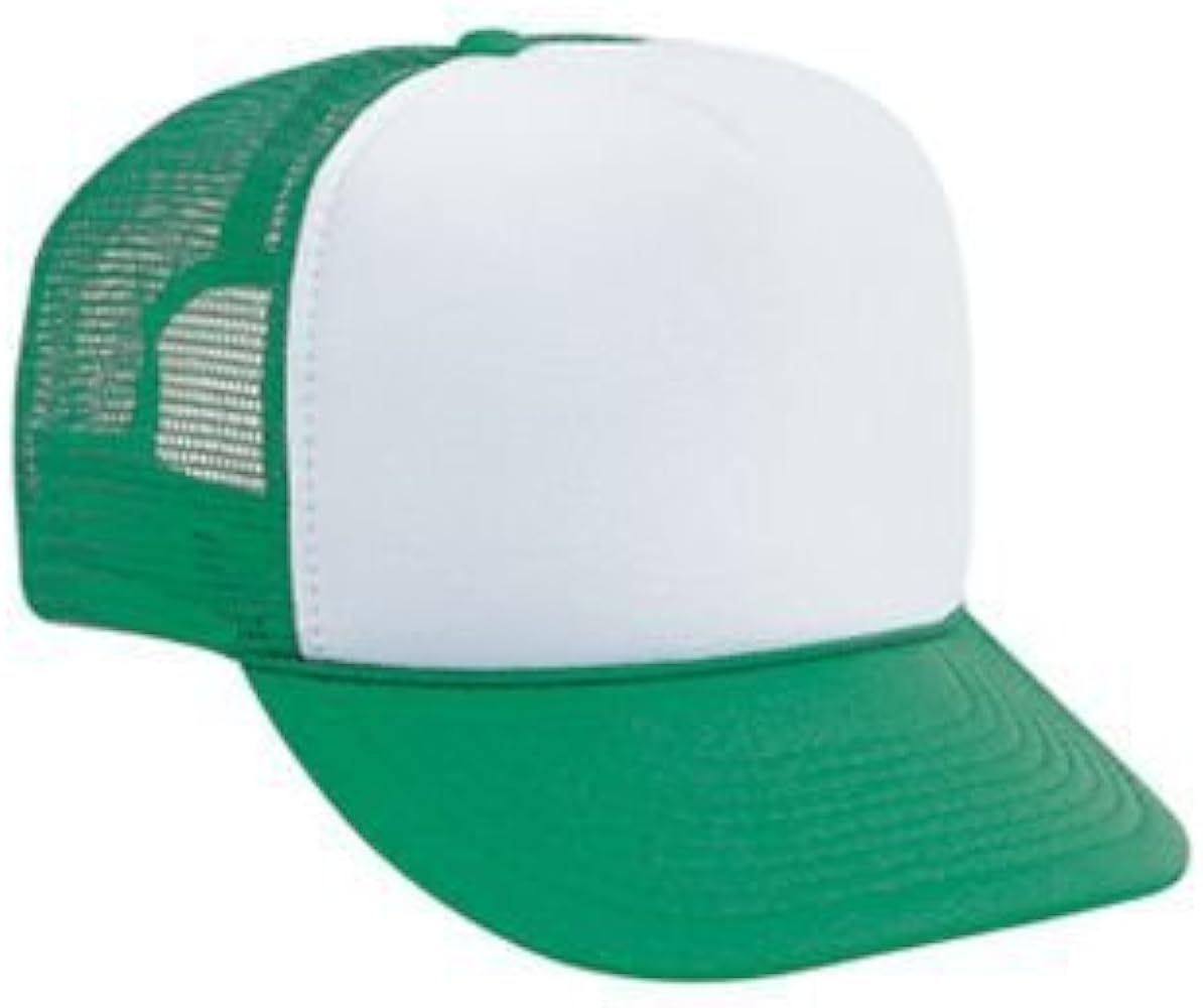 OTTO Polyester Foam Front 5 Panel High Crown Mesh Back Trucker Hat | Amazon (US)