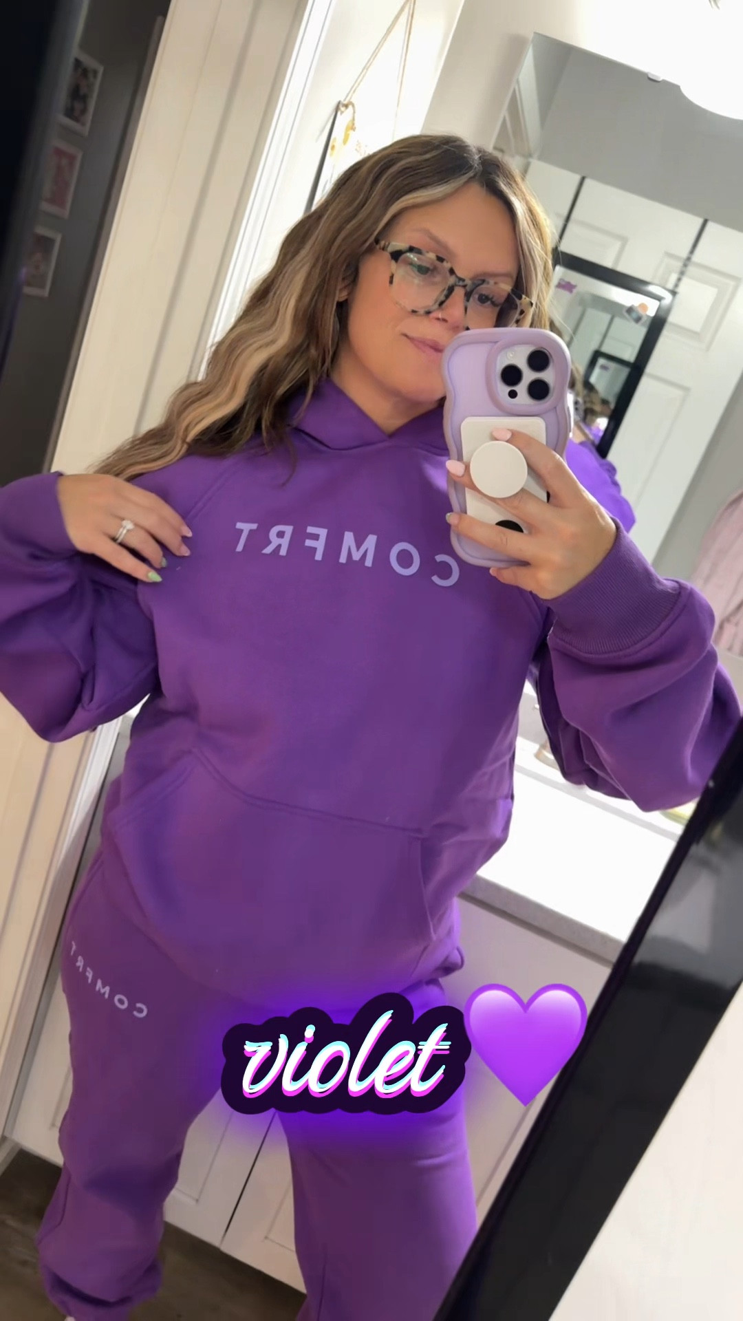 VIOLET 💜 #comfrt 

#LTKSaleAlert #LTKMidsize