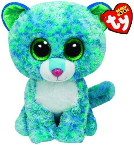 TY Beanie Boo Buddy 9" Plush - Turquoise Leopard Leona by Ty | Amazon (US)
