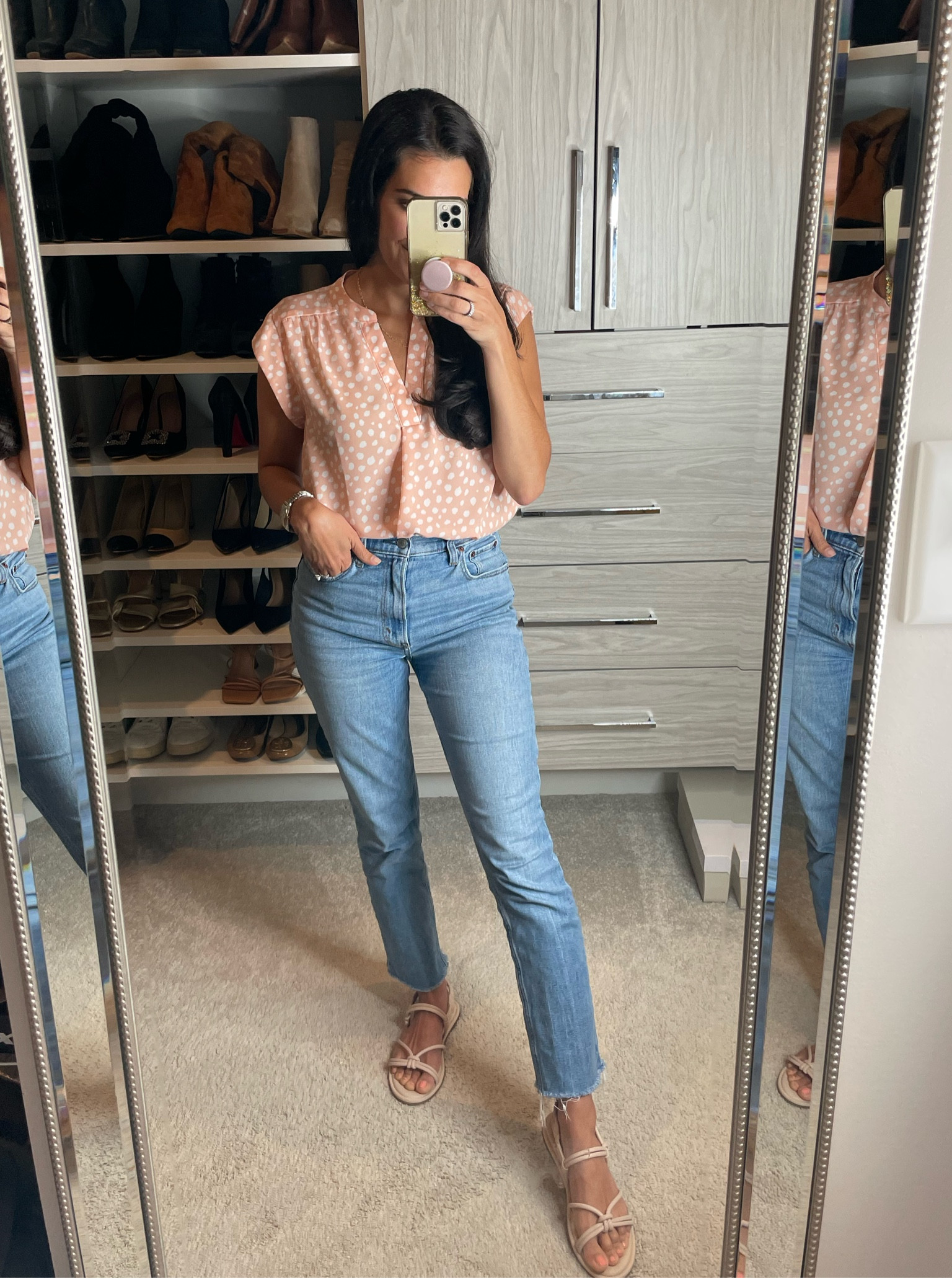 Casual work outfit / top for work 

Use CELINE10 for a discount on the top 

#LTKunder100 #LTKworkwear #LTKunder50