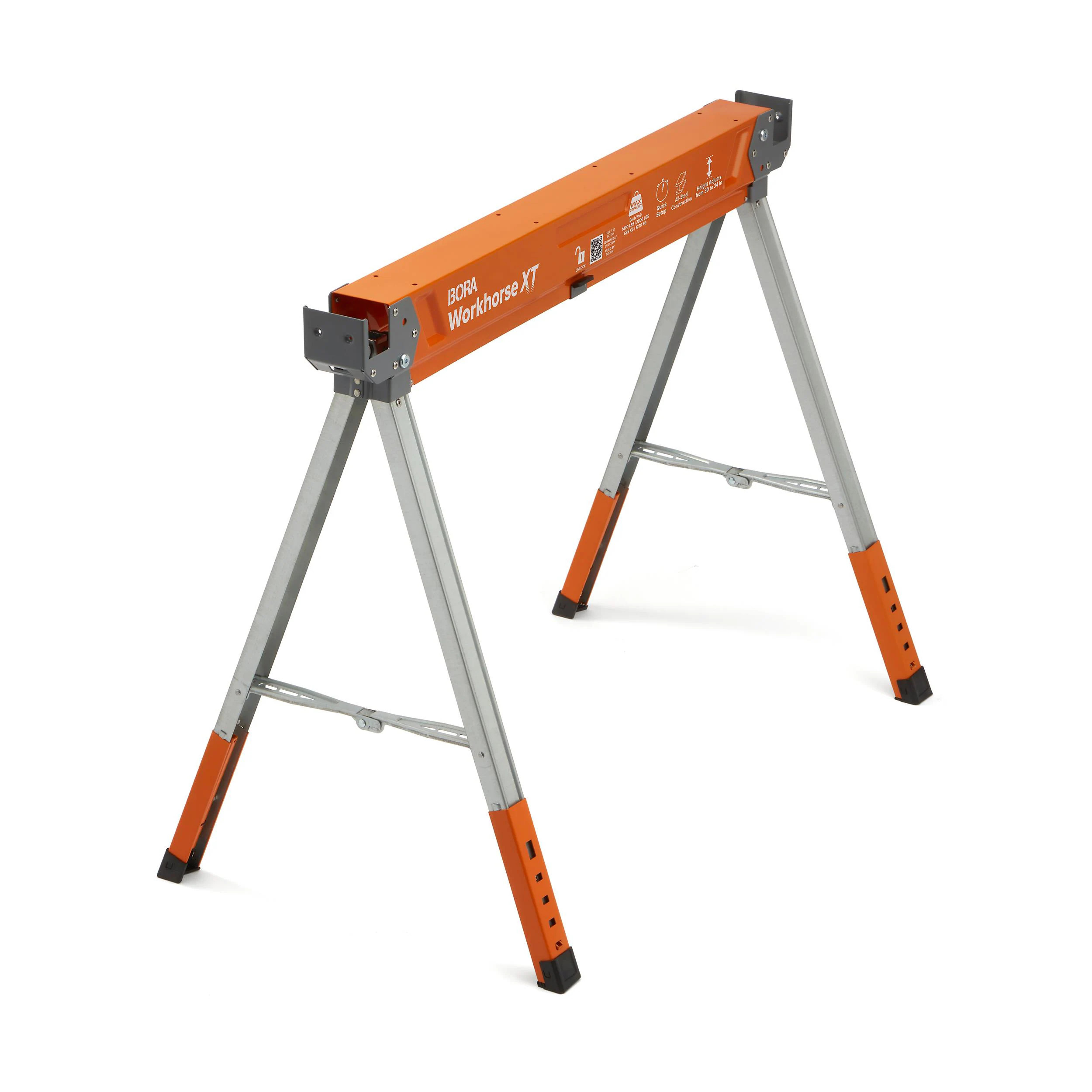 BORA Workhorse XT 38-in W x 30-in H Adjustable Steel Saw Horse (1350-lb Capacity) | PM-3360 | Lowe's