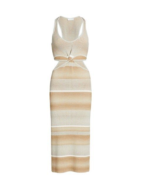Colleen Striped Cutout Tank Dress | Saks Fifth Avenue